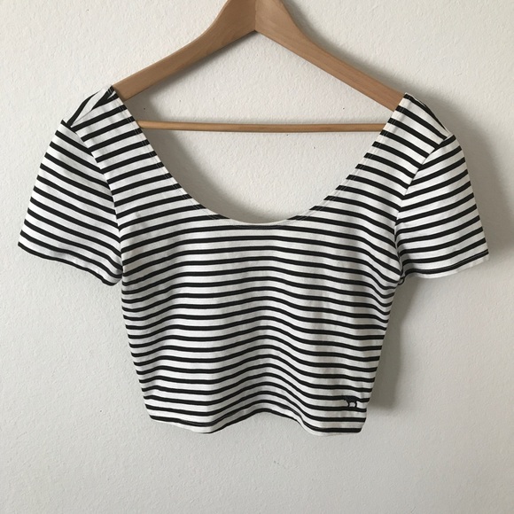 PINK Victoria's Secret Tops - Victoria's Secret Striped Crop Top